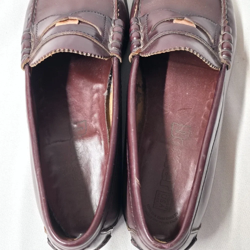 Vintage Dexter 41-666 Leather Penny Loafers Size 9.5 D